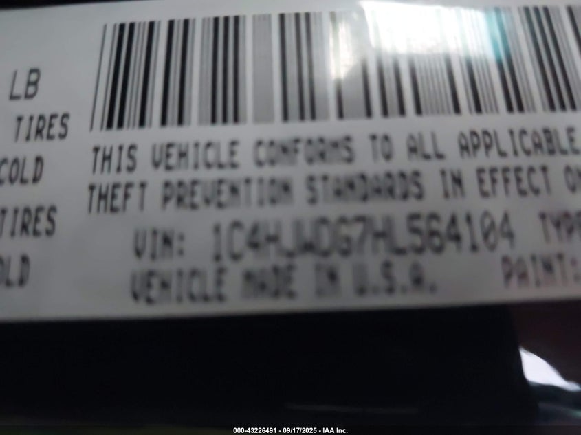 1C4HJWDG7HL564104 2017 JEEP WRANGLER photo no. 17