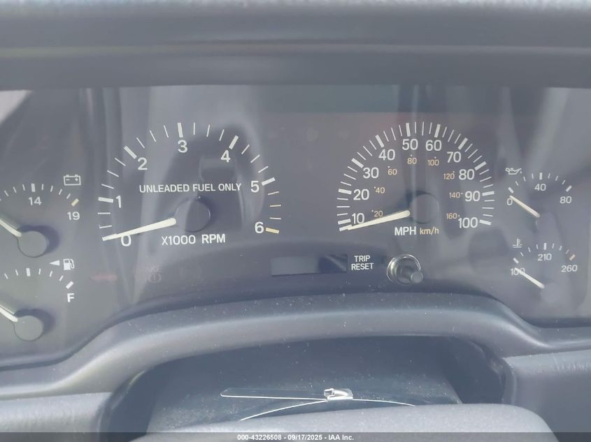 1999 Jeep Cherokee Classic/Sport VIN: 1J4FT68S4XL656666 Lot: 43226508