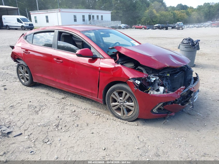 2017 Hyundai Elantra Se brown sedan gasoline KMHD84LF5HU196423 photo #1