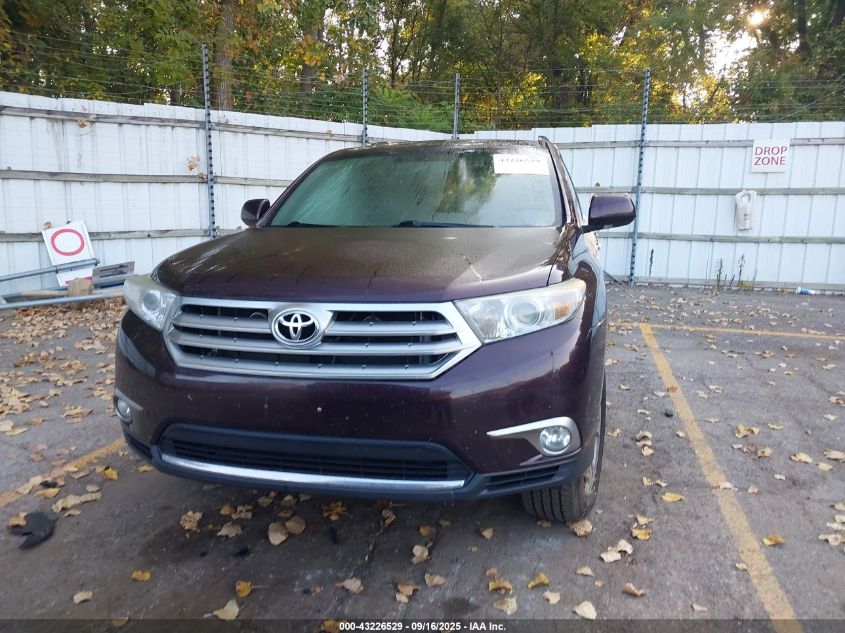 2012 Toyota Highlander Limited V6 VIN: 5TDDK3EH8CS127088 Lot: 43226529