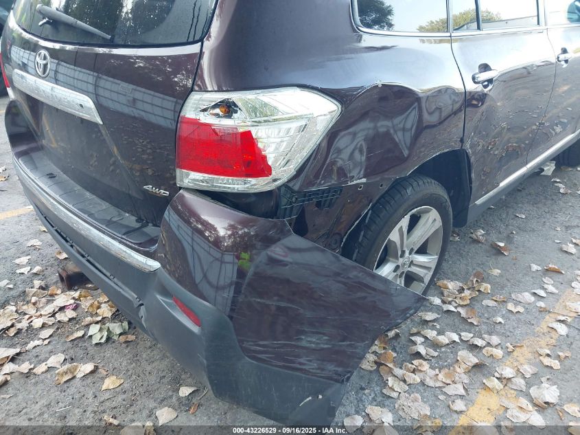 2012 Toyota Highlander Limited V6 VIN: 5TDDK3EH8CS127088 Lot: 43226529