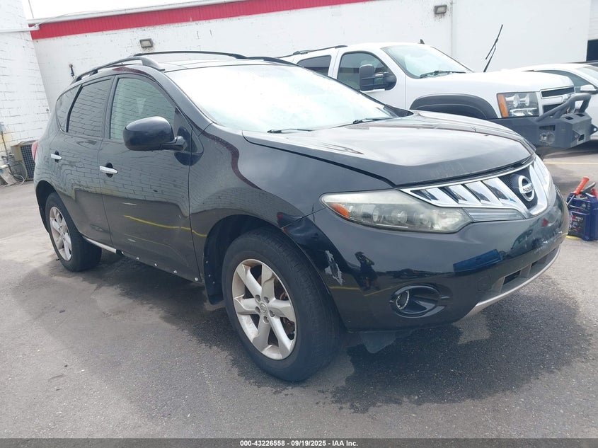 JN8AZ18W59W118603 2009 Nissan Murano Sl auction photo 1