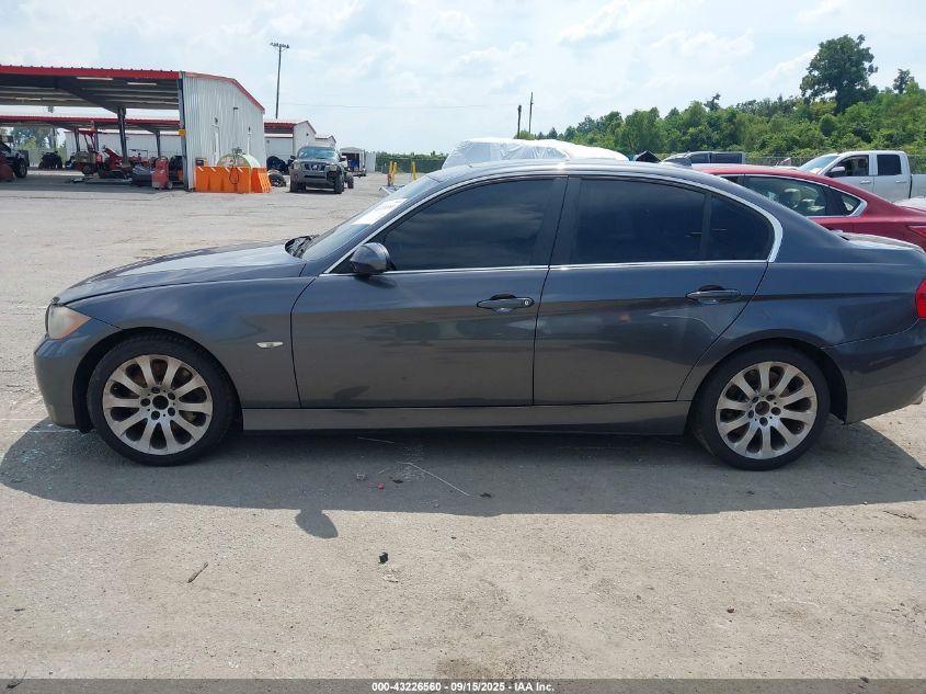 2006 BMW 330I VIN: WBAVB33586KR81827 Lot: 43226560