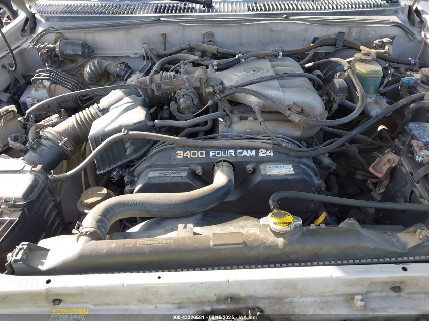 2000 Toyota 4Runner Sr5 V6 VIN: JT3HN86R5Y0295525 Lot: 43226581