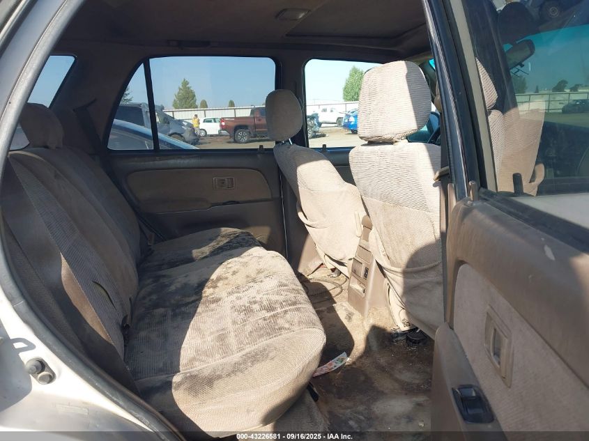 2000 Toyota 4Runner Sr5 V6 VIN: JT3HN86R5Y0295525 Lot: 43226581