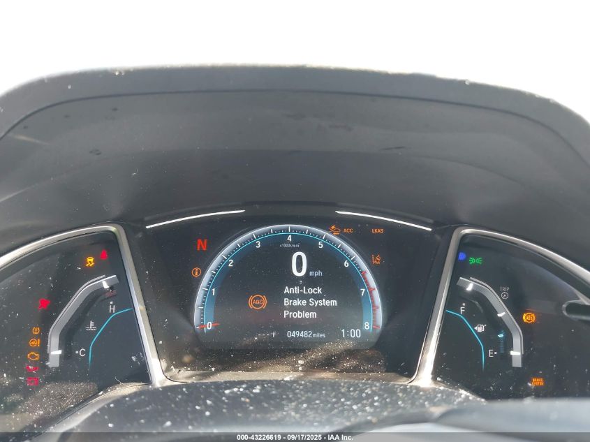 2020 Honda Civic Ex VIN: 19XFC1F33LE001888 Lot: 43226619