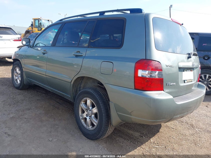 2007 Toyota Highlander V6 green other gasoline JTEHP21A470211807 photo #4