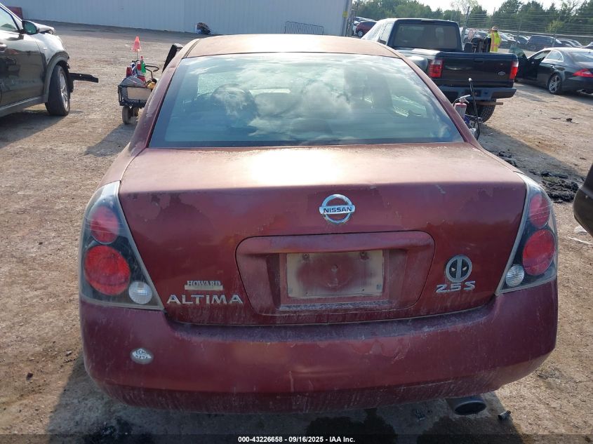 2005 Nissan Altima 2.5 S VIN: 1N4AL11D25C106464 Lot: 43226658