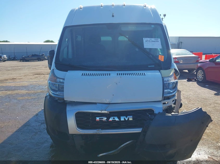 2021 Ram Promaster 2500 High Roof 159 Wb VIN: 3C6LRVDGXME561401 Lot: 43226659