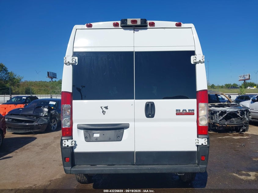 2021 Ram Promaster 2500 High Roof 159 Wb VIN: 3C6LRVDGXME561401 Lot: 43226659