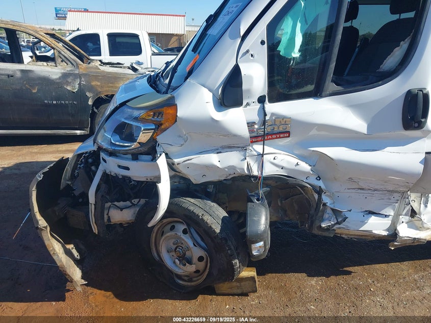 2021 Ram Promaster 2500 High Roof 159 Wb VIN: 3C6LRVDGXME561401 Lot: 43226659