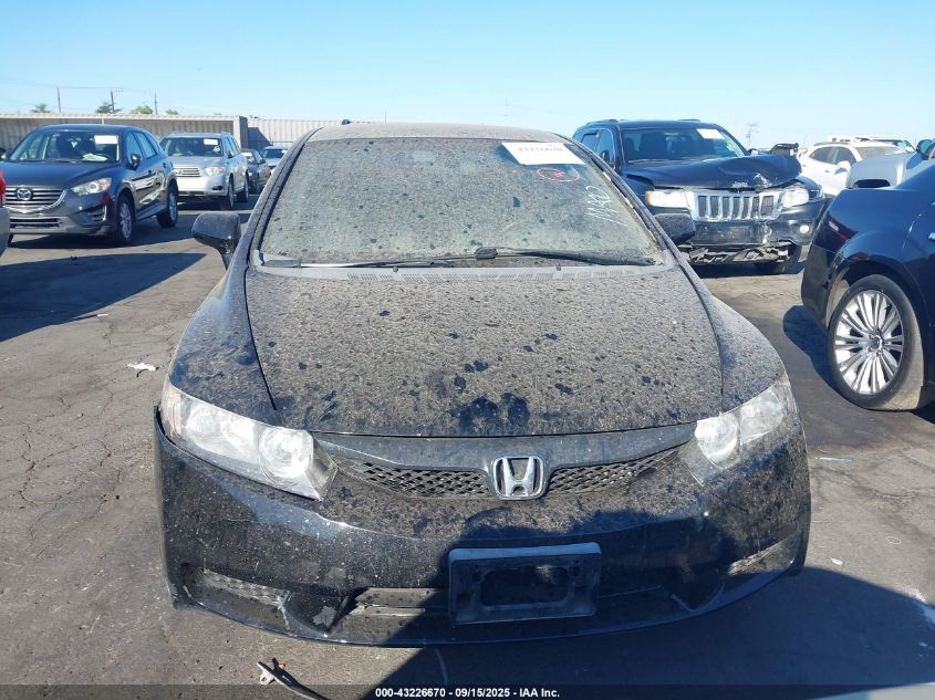 2009 Honda Civic Lx VIN: 2HGFA16549H349625 Lot: 43226670