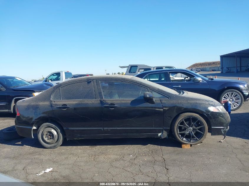 2009 Honda Civic Lx VIN: 2HGFA16549H349625 Lot: 43226670