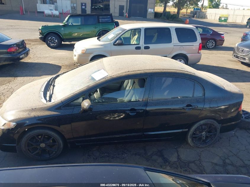 2009 Honda Civic Lx VIN: 2HGFA16549H349625 Lot: 43226670