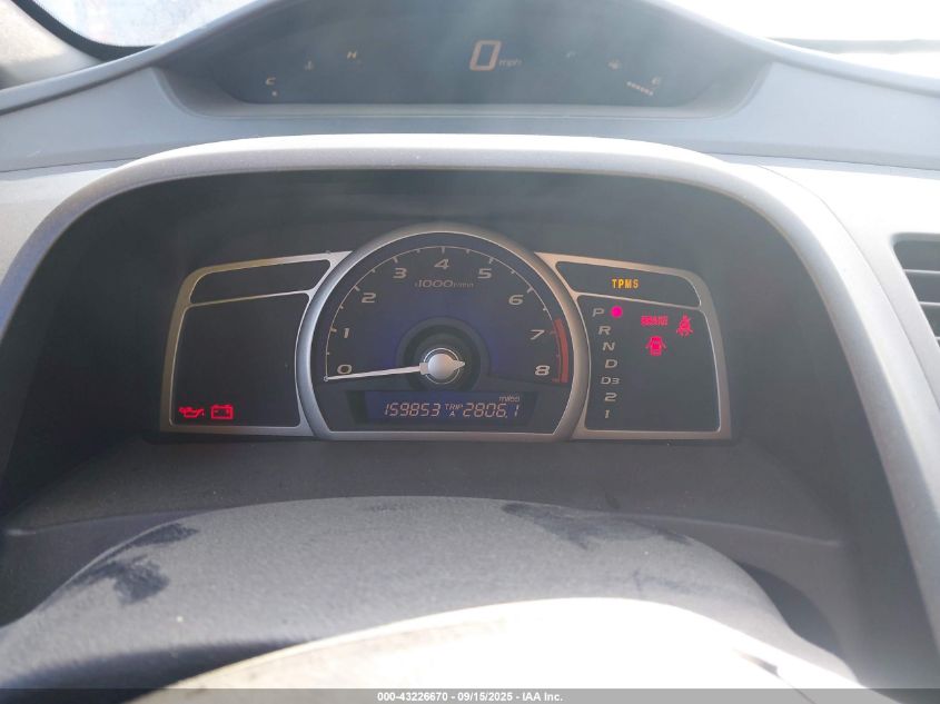 2009 Honda Civic Lx VIN: 2HGFA16549H349625 Lot: 43226670