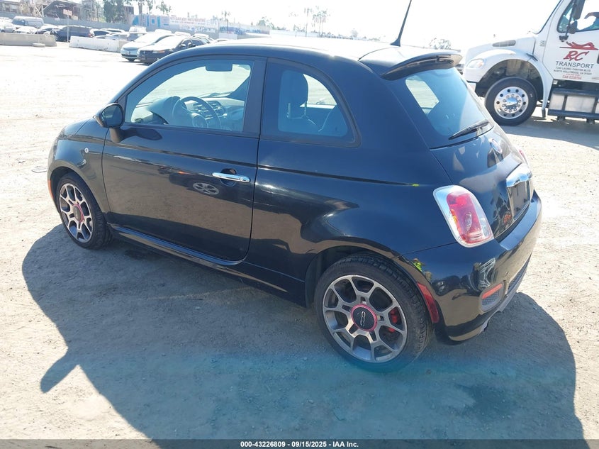 2013 FIAT 500 SPORT 3C3CFFBR0DT562486