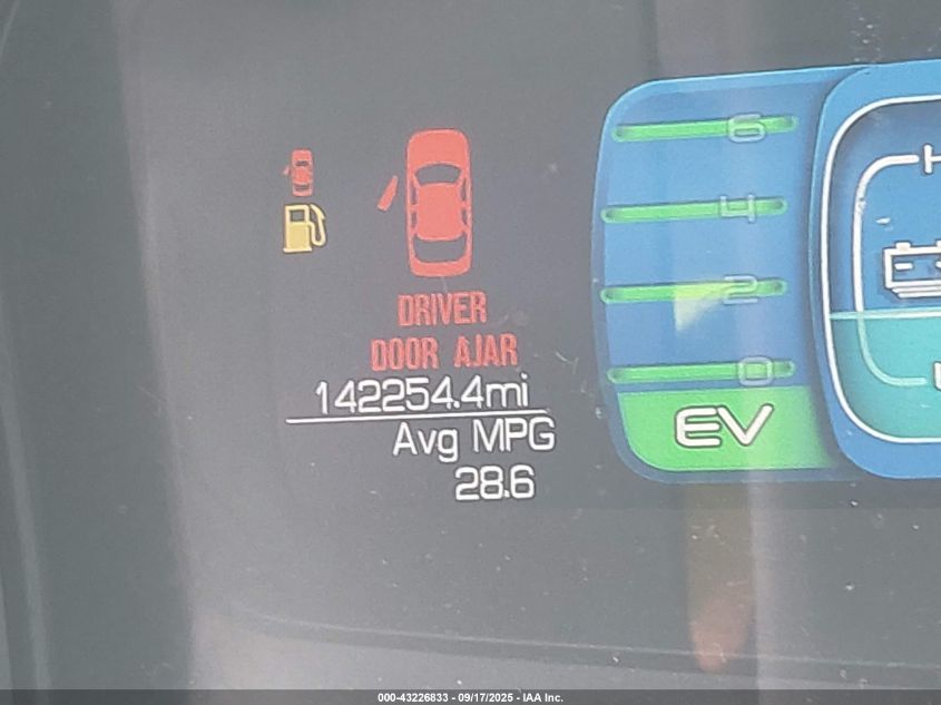 2011 Ford Fusion Hybrid VIN: 3FADP0L31BR119560 Lot: 43226833