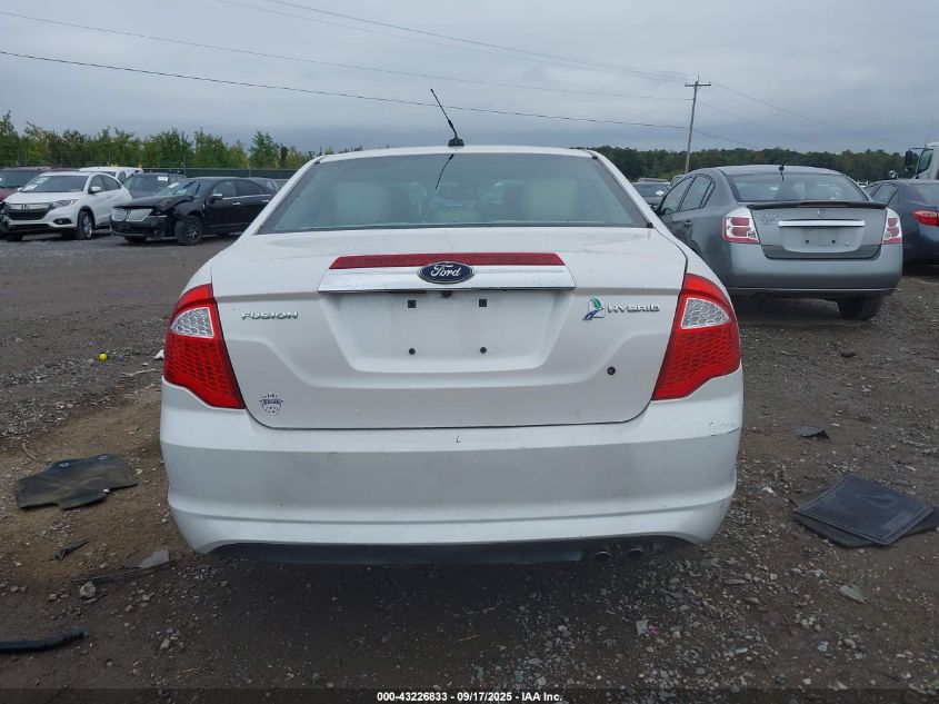 2011 Ford Fusion Hybrid VIN: 3FADP0L31BR119560 Lot: 43226833