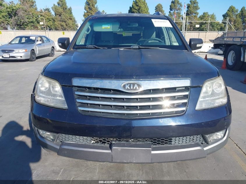 2009 Kia Borrego Ex V6 VIN: KNDJJ741795015270 Lot: 43226917