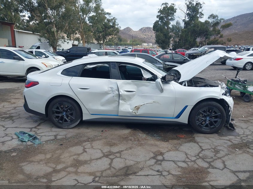 2023 BMW I4 Edrive35 VIN: WBY43AW08PFP72354 Lot: 43226941