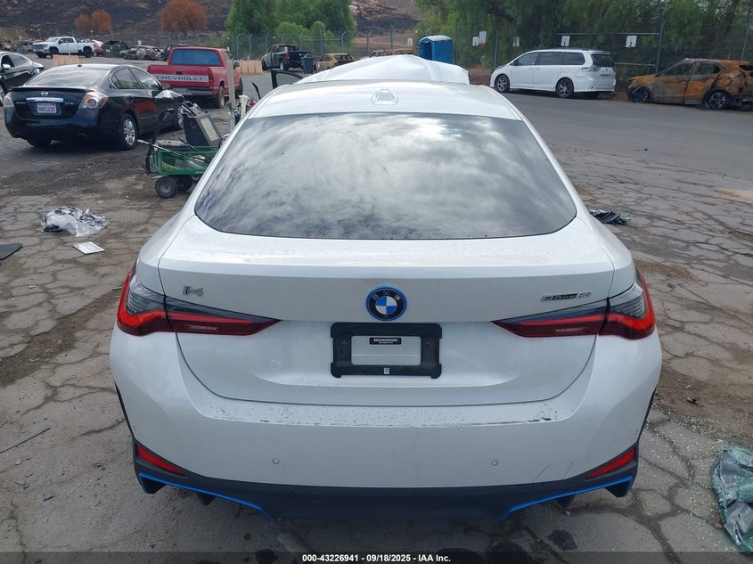 2023 BMW I4 Edrive35 VIN: WBY43AW08PFP72354 Lot: 43226941
