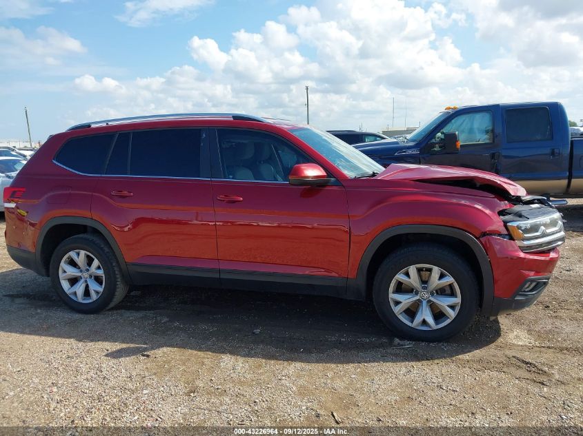 2018 Volkswagen Atlas 3.6L V6 Se/3.6L V6 Se W/Technology VIN: 1V2DR2CA5JC509328 Lot: 43226964