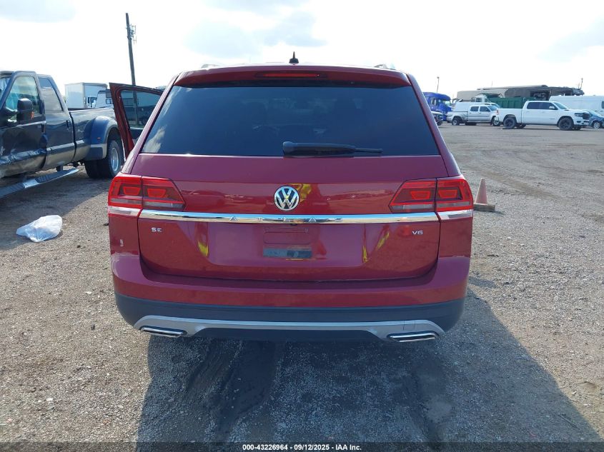 2018 Volkswagen Atlas 3.6L V6 Se/3.6L V6 Se W/Technology VIN: 1V2DR2CA5JC509328 Lot: 43226964