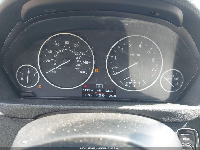 2013 BMW 328I xDrive VIN: WBA3B5C50DJ599068 Lot: 43227018