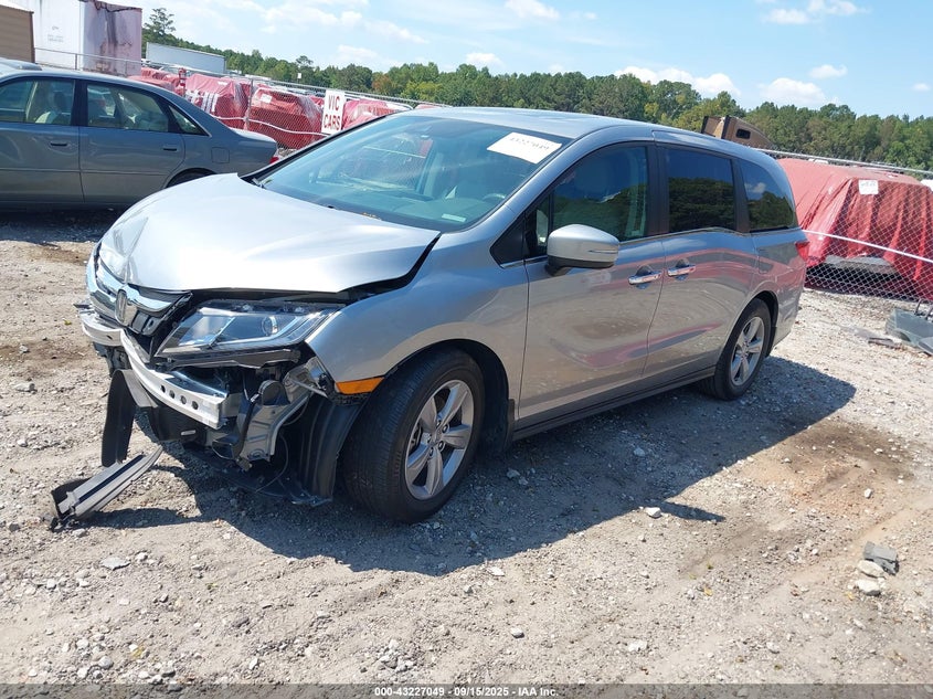 Vin: 5fnrl6h76lb013943, lot: 43721575, honda odyssey ex-l/ex-l w/navi   res 20202
