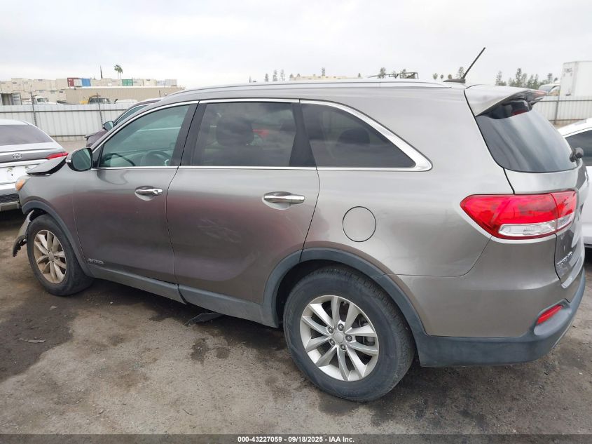 2016 Kia Sorento 3.3L Lx VIN: 5XYPGDA50GG158161 Lot: 43227059