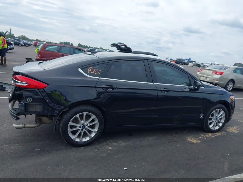 2019 Ford Fusion Se VIN: 3FA6P0HD4KR280334 Lot: 43227144