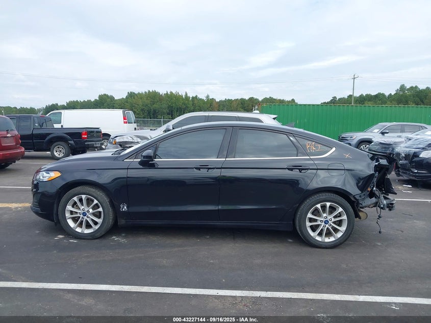 2019 Ford Fusion Se VIN: 3FA6P0HD4KR280334 Lot: 43227144