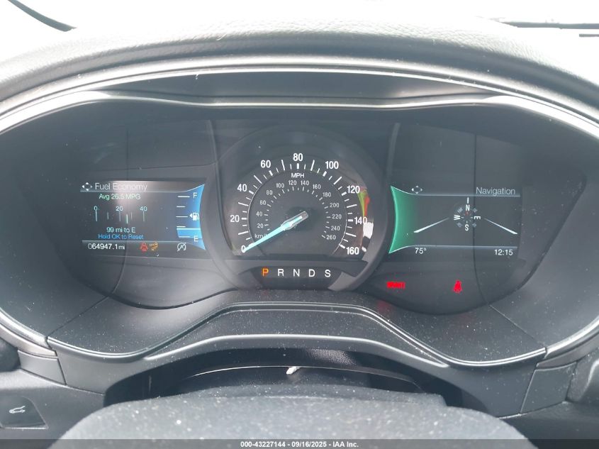 2019 Ford Fusion Se VIN: 3FA6P0HD4KR280334 Lot: 43227144