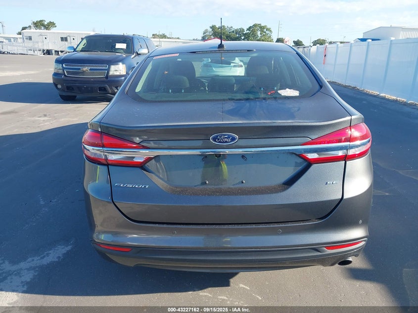 2017 Ford Fusion Se VIN: 3FA6P0H70HR163255 Lot: 43227162