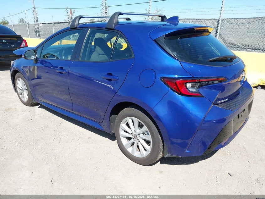 2025 Toyota Corolla Se blue hatchback gasoline JTND4MBE3S3238623 photo #4