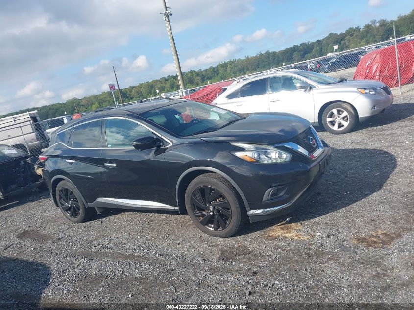 2017 Nissan Murano Platinum VIN: 5N1AZ2MHXHN147636 Lot: 43227222