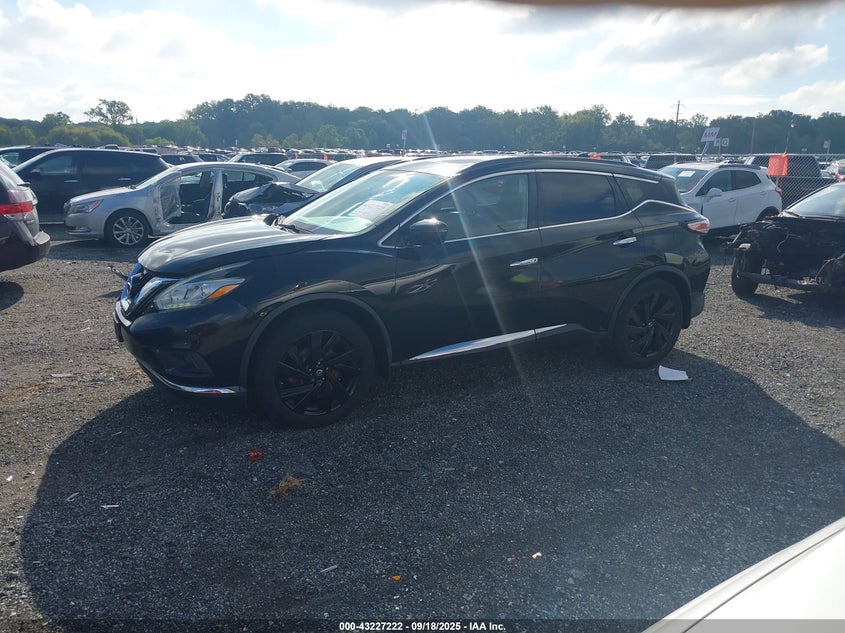 5N1AZ2MHXHN147636 2017 NISSAN MURANO photo no. 2