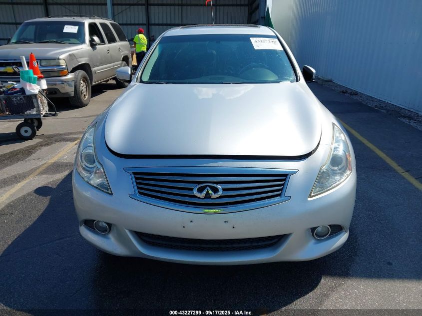 2013 Infiniti G37X VIN: JN1CV6AR1DM753505 Lot: 43227299