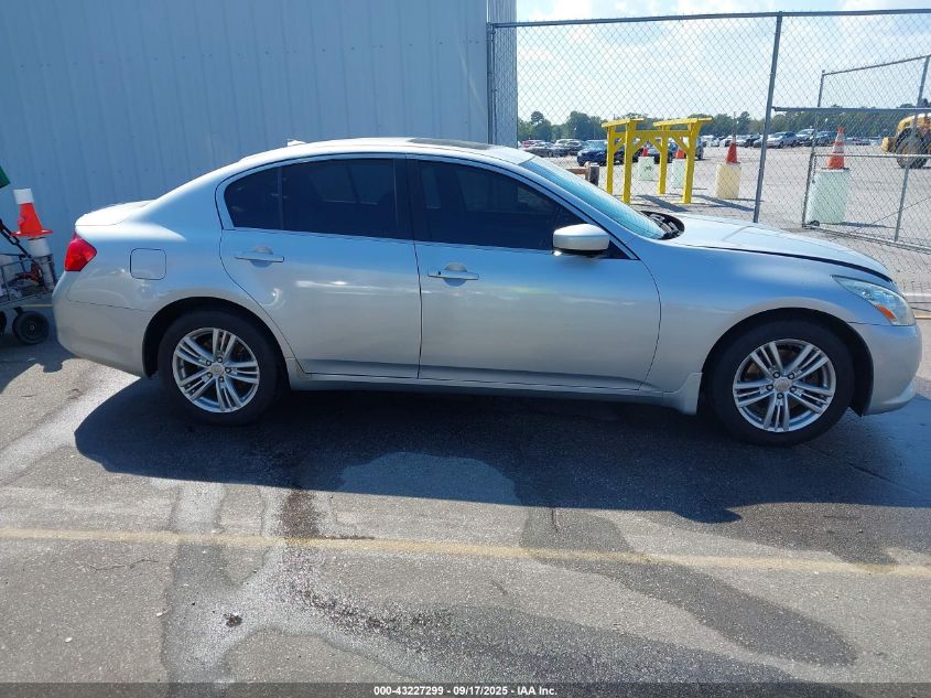 2013 Infiniti G37X VIN: JN1CV6AR1DM753505 Lot: 43227299