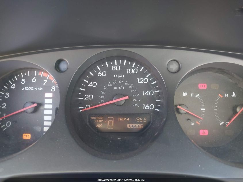 2000 Acura Tl 3.2 VIN: 19UUA566XYA033313 Lot: 43227302