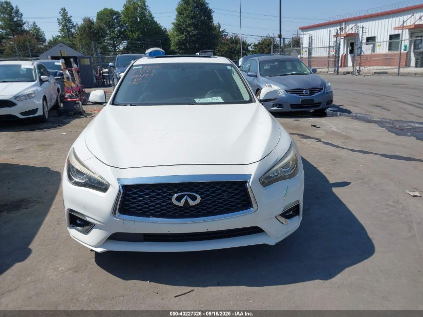 2018 Infiniti Q50 3.0T Luxe VIN: JN1EV7AR7JM440503 Lot: 43227326