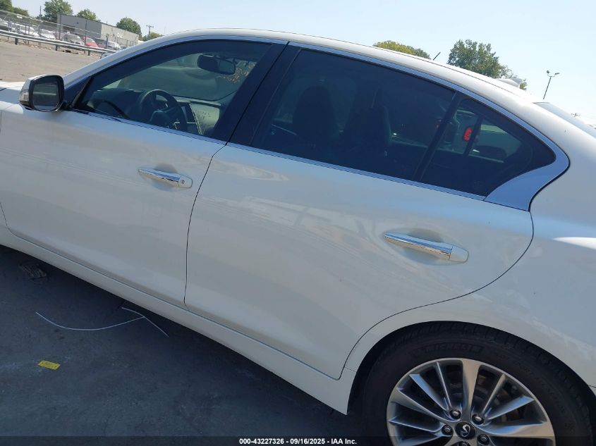 2018 Infiniti Q50 3.0T Luxe VIN: JN1EV7AR7JM440503 Lot: 43227326