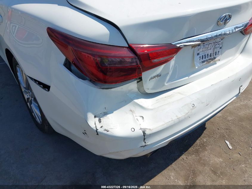 2018 Infiniti Q50 3.0T Luxe VIN: JN1EV7AR7JM440503 Lot: 43227326