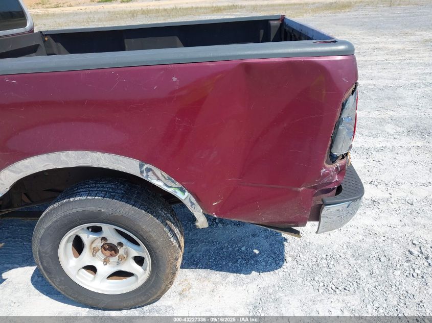 1998 Ford F-150 Lariat/Standard/Xl/Xlt VIN: 1FTZX1769WNB10771 Lot: 43227336