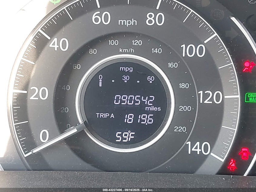 2016 HONDA CR-V EXL - 2HKRM3H74GH544867