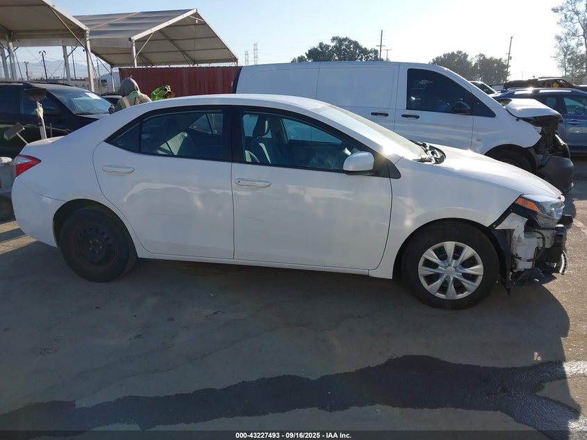 2014 Toyota Corolla L VIN: 2T1BURHE6EC208141 Lot: 43227493