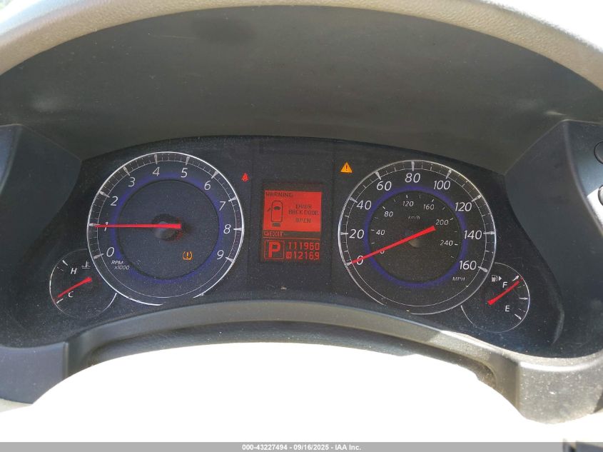 2009 Infiniti Ex35 Journey VIN: JNKAJ09E39M900489 Lot: 43227494