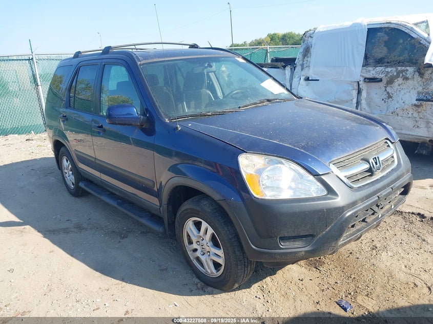 2004 Honda Cr-V Ex blue other gasoline JHLRD788X4C056212 photo #1