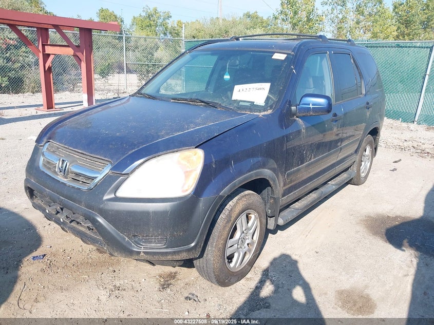 2004 Honda Cr-V Ex blue other gasoline JHLRD788X4C056212 photo #3
