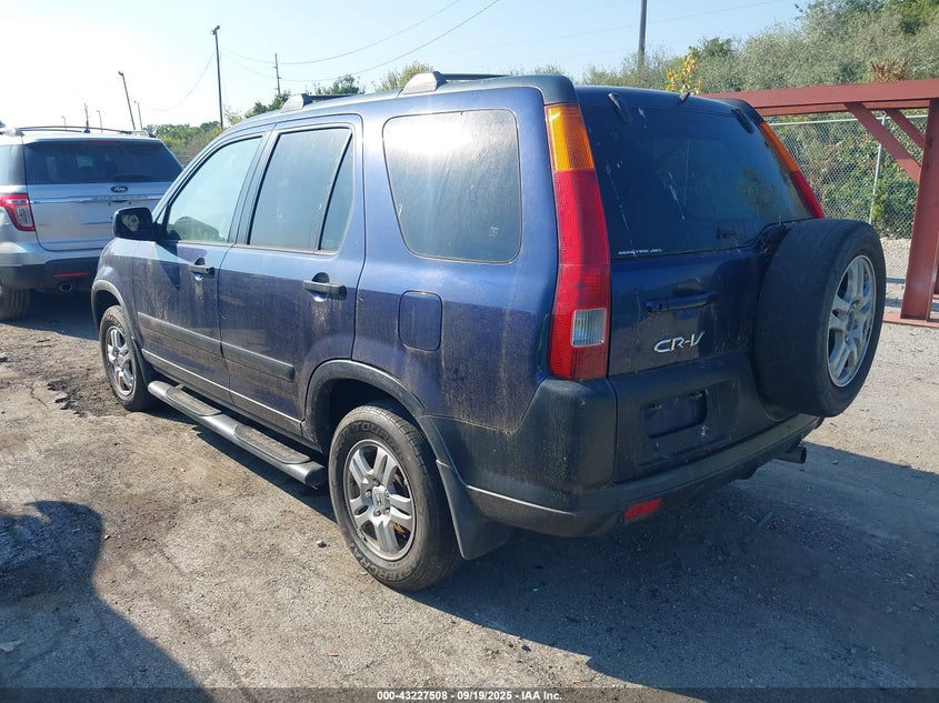 2004 Honda Cr-V Ex blue other gasoline JHLRD788X4C056212 photo #4